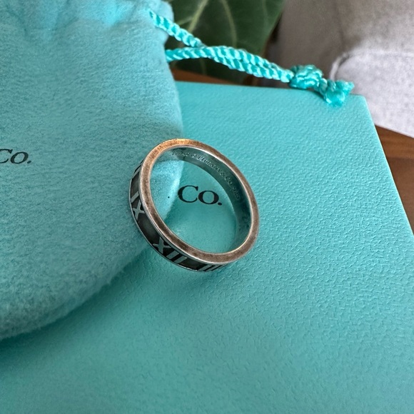 Tiffany & Co. Atlas 925 Ring Narrow - Picture 2 of 3